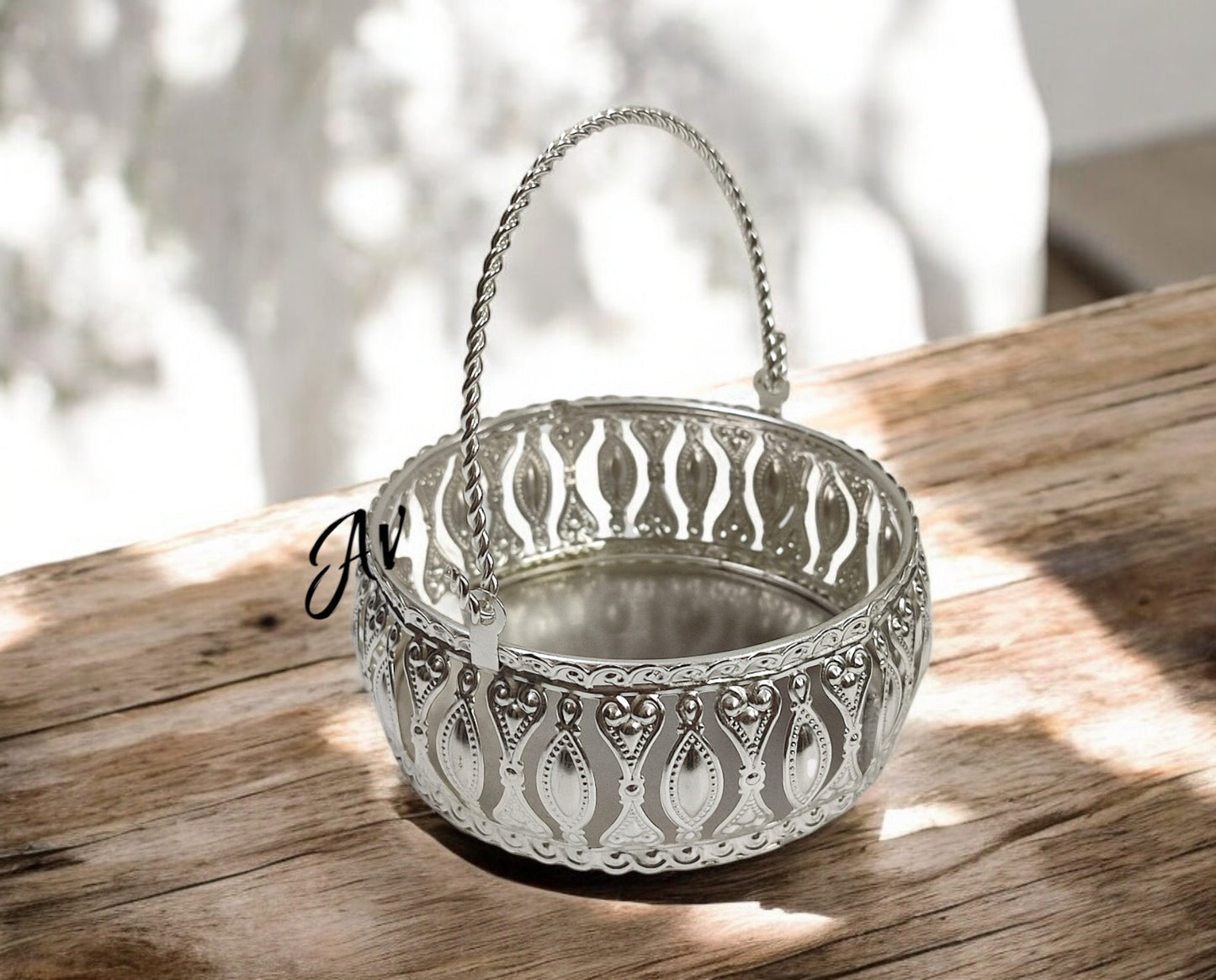 Silver Plated Basket