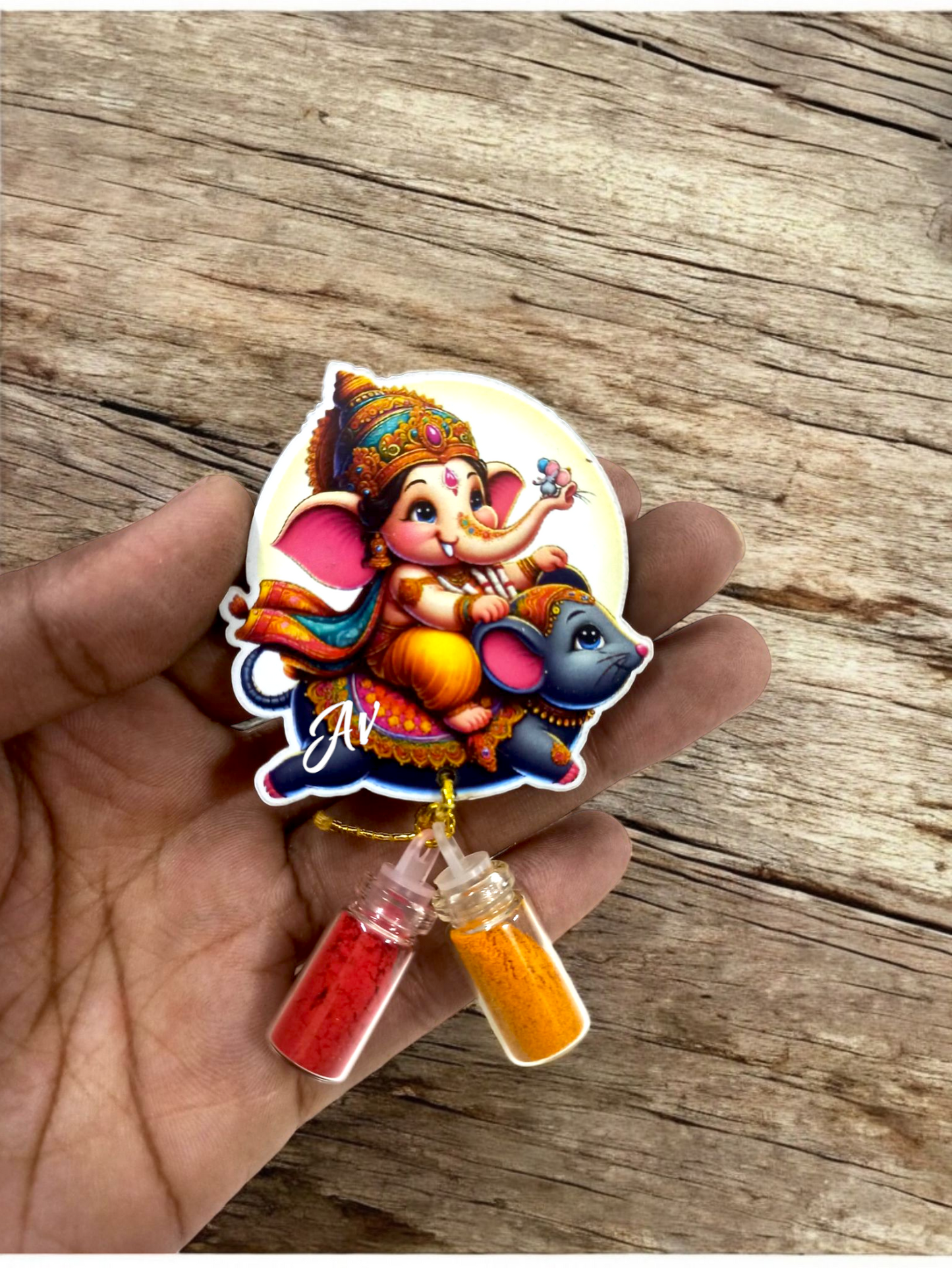 Ganesh ji Haldi Kumkum
