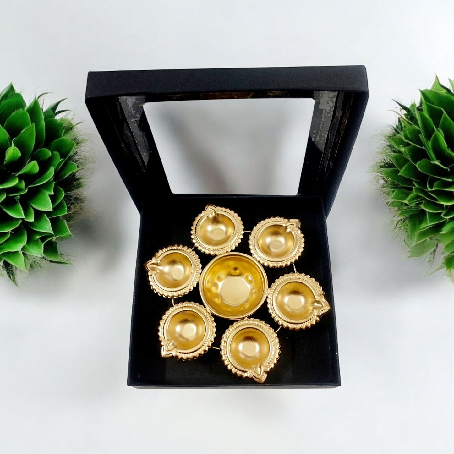 Diya Urli with black display box (7 inch)