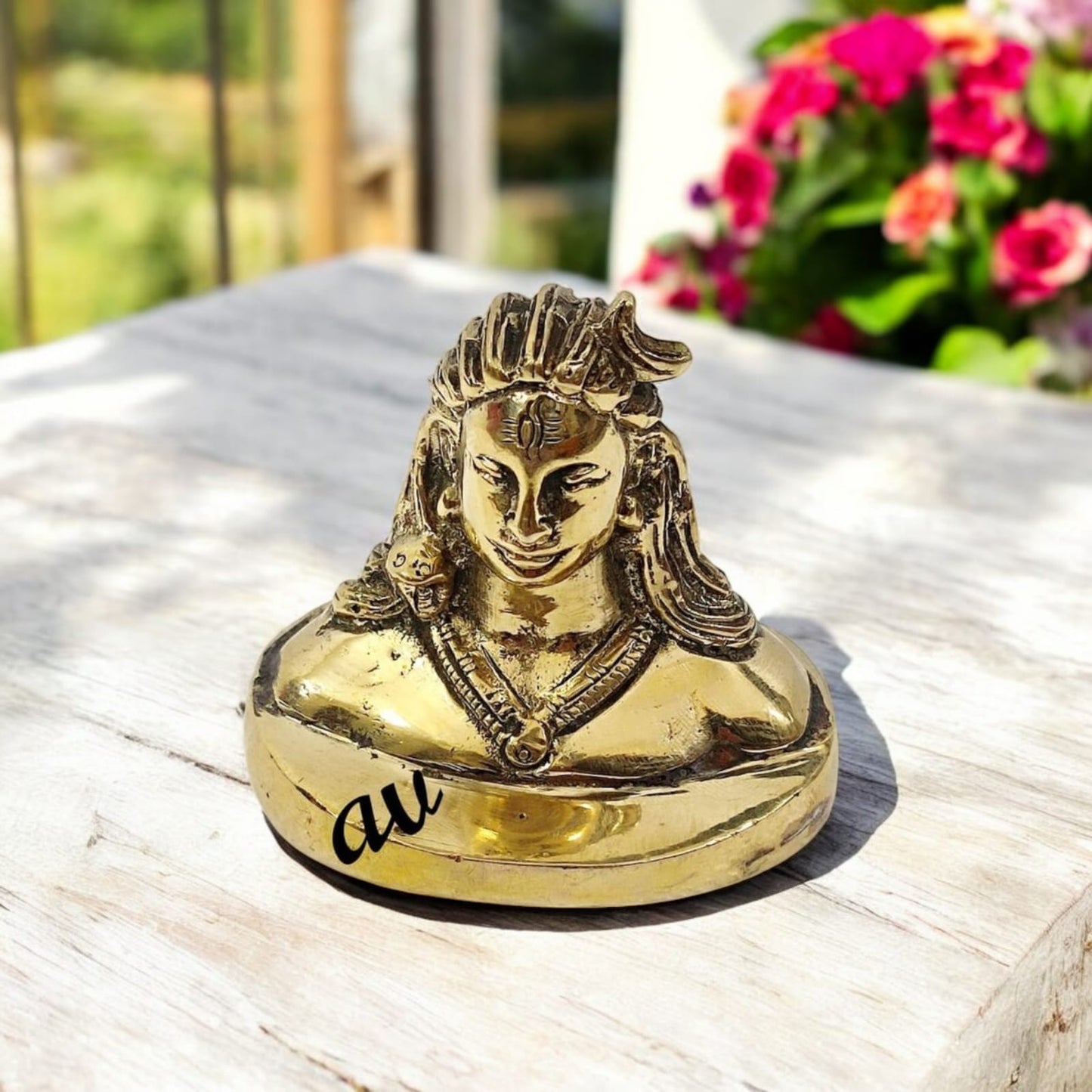 Brass Adiyogi Idol