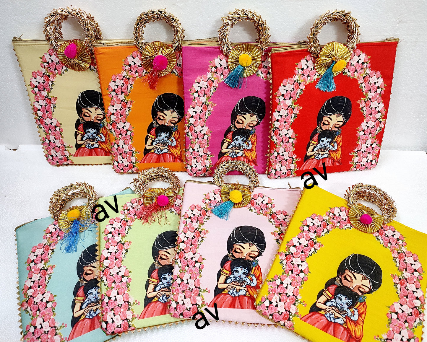 Yashoda Krishna Bangle Handle Bag