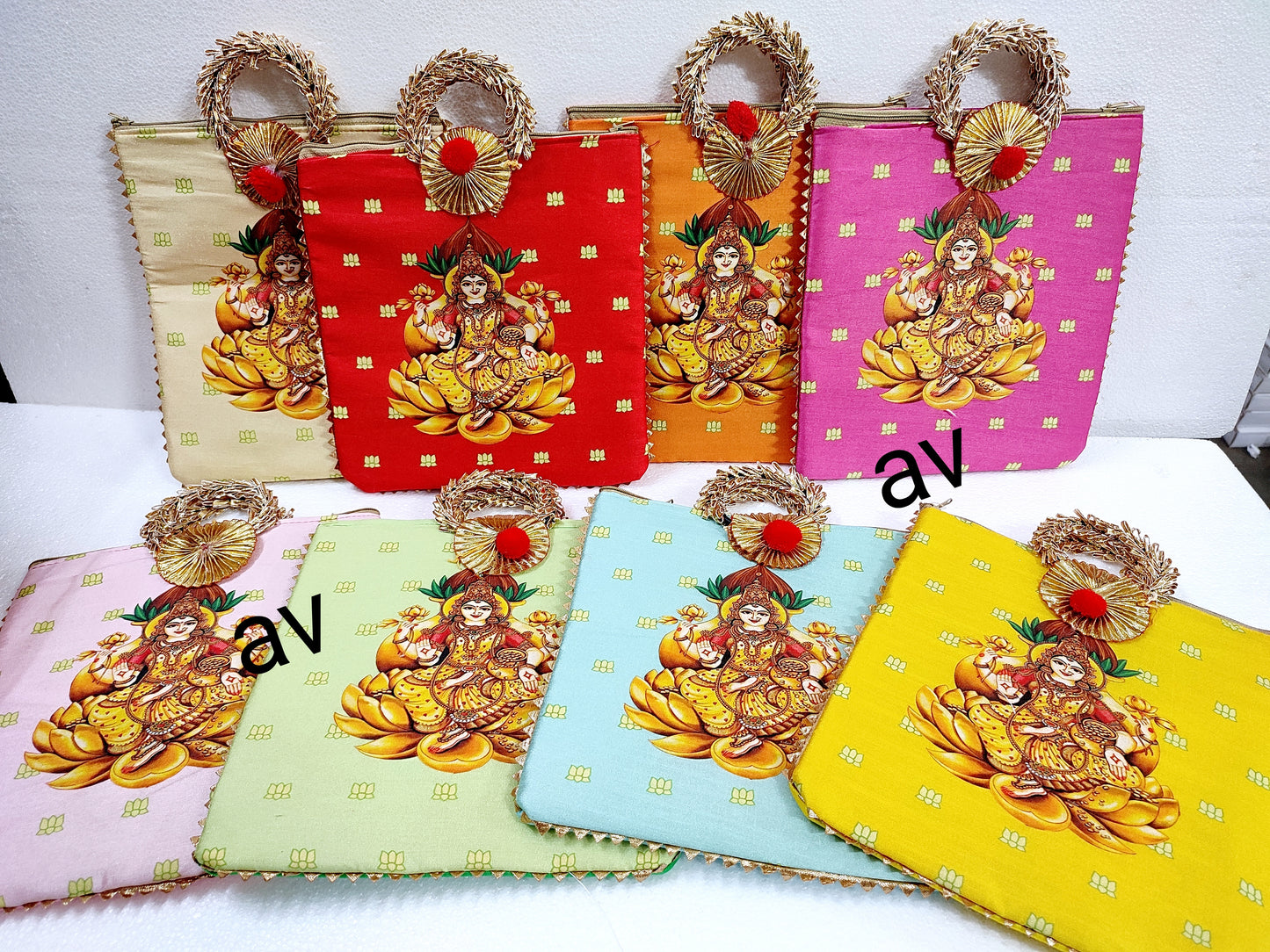 Lakshmi Ji Bangle Handle Bag