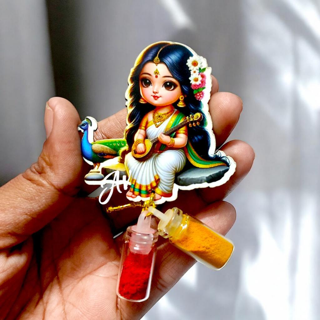 Saraswati Maa Haldi Kumkum