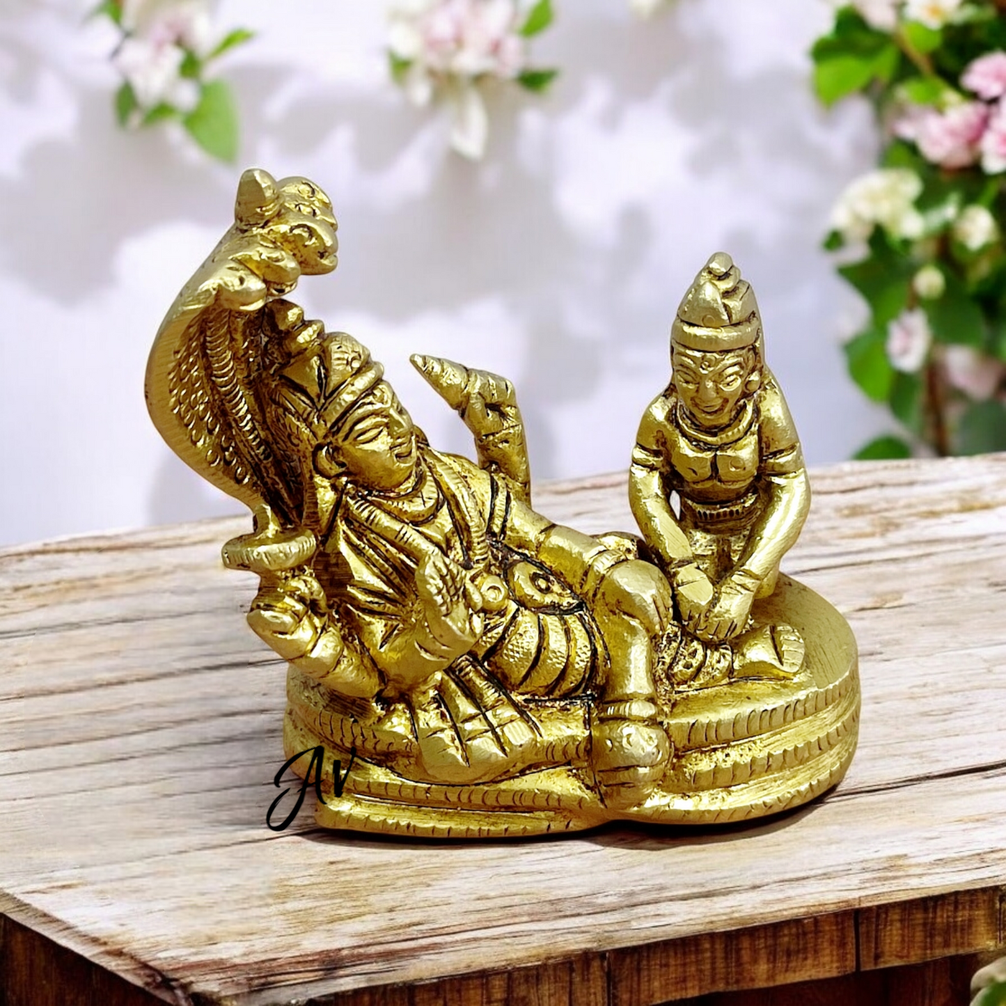 Brass Vishnu Ji Idol (2.6 inch)