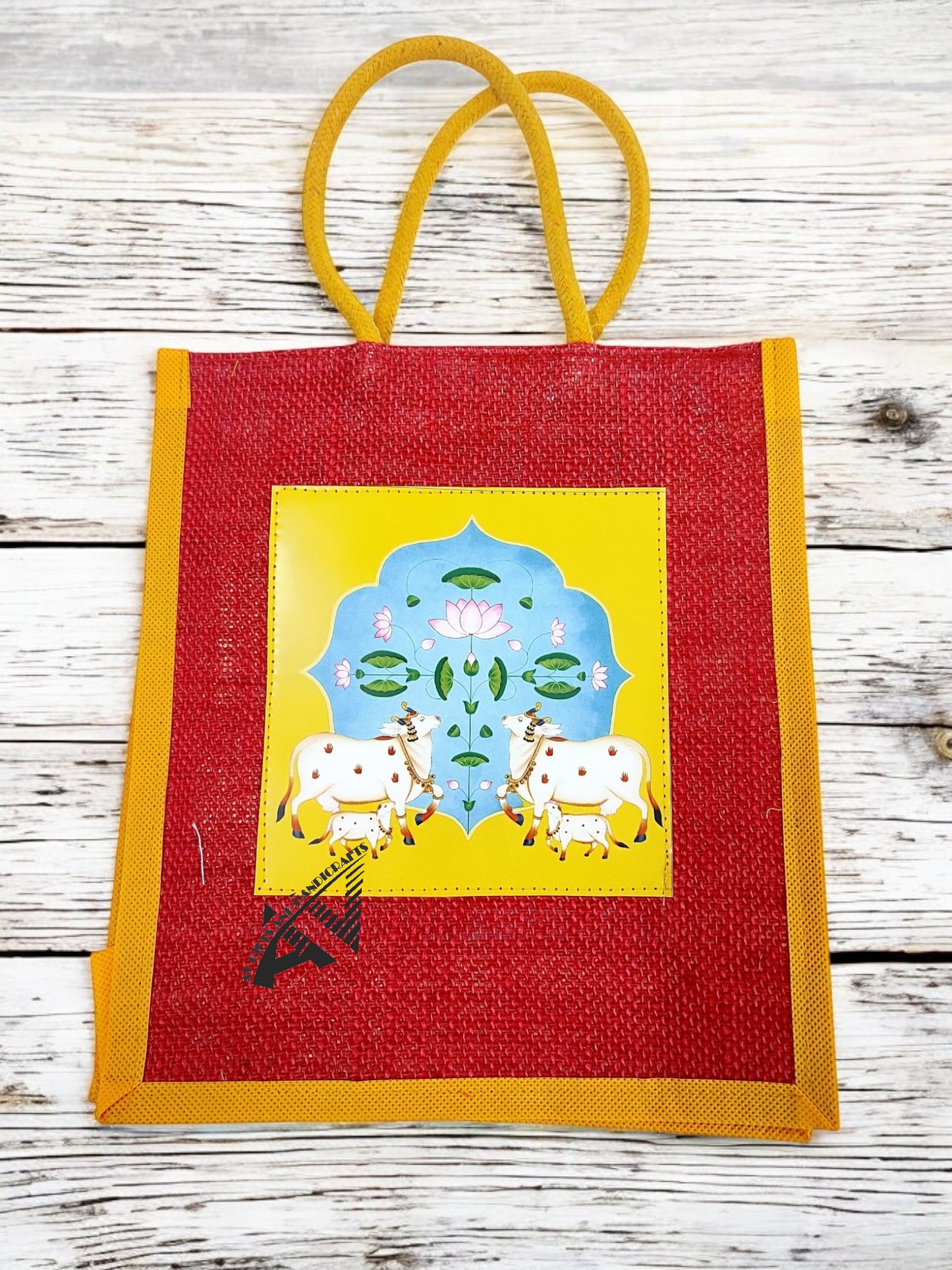 Pichwai Jute Bag
