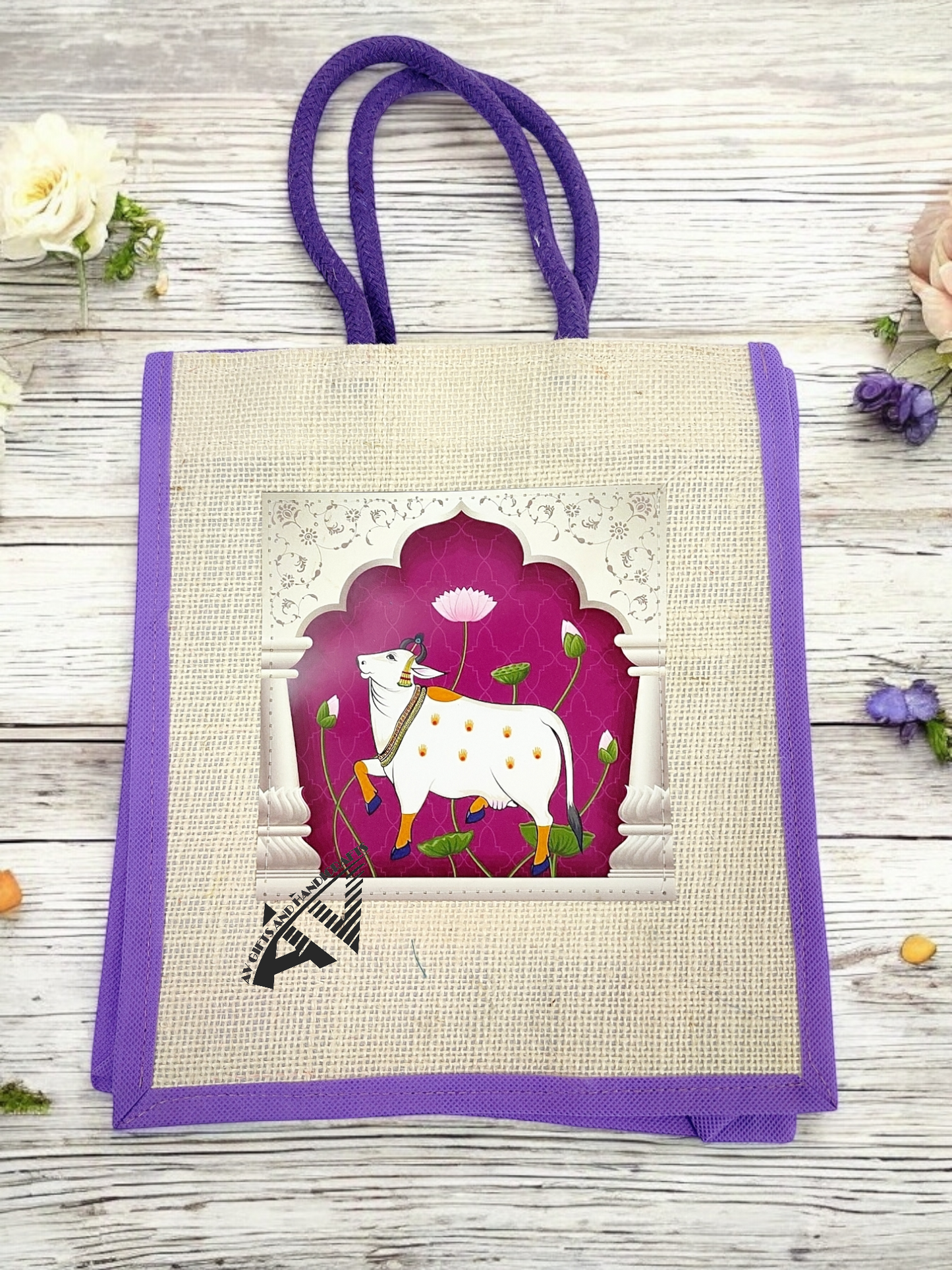 Pichwai Jute Bag
