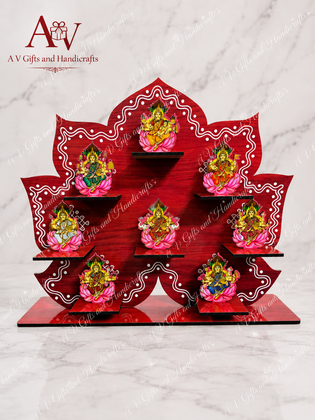 New Ashtalakshmi stand (Red)