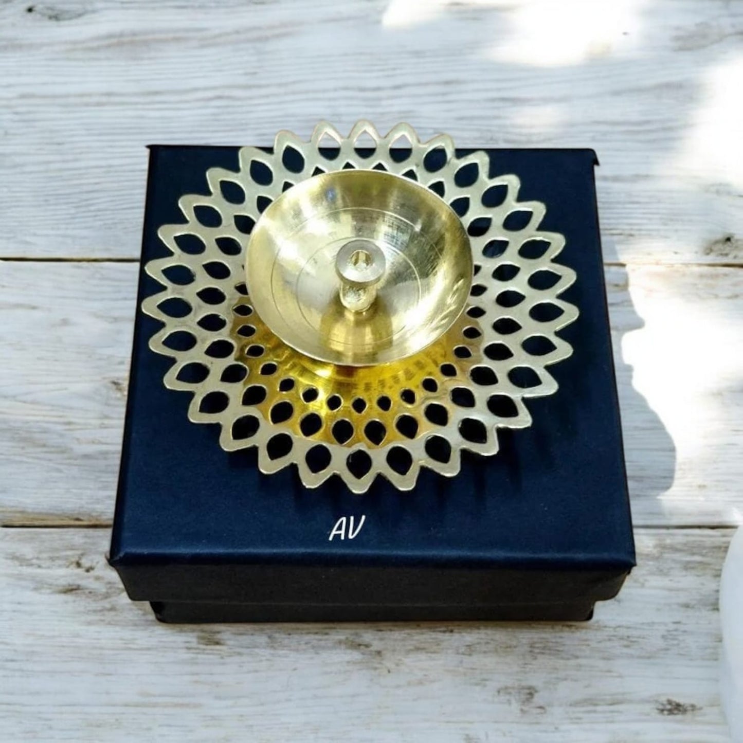 Brass Diyas With Display Box Packing (3 Inches)