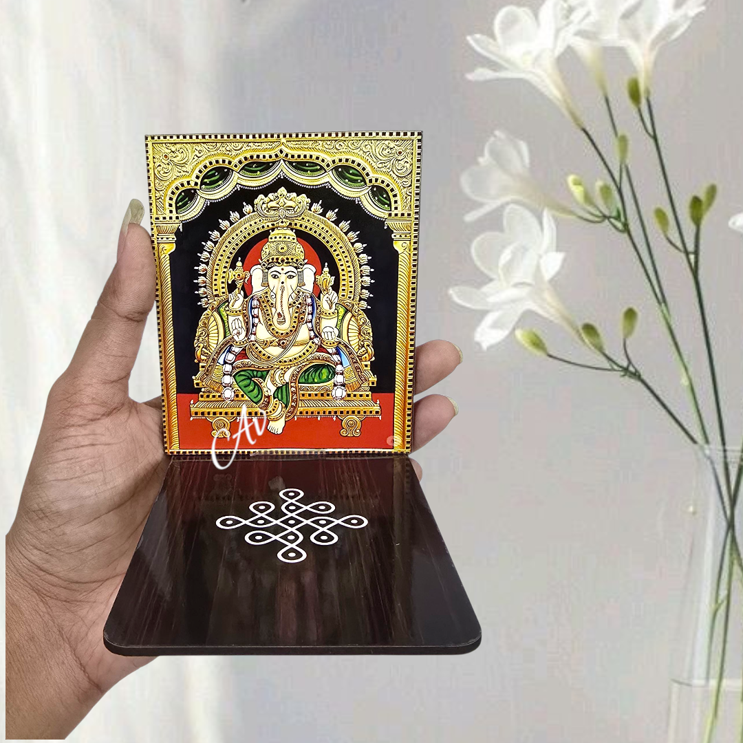 4 inch God Diya stand