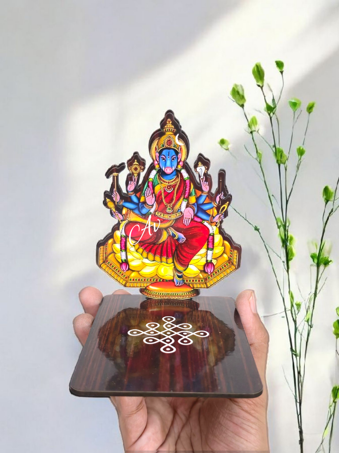 4 inch God Diya stand