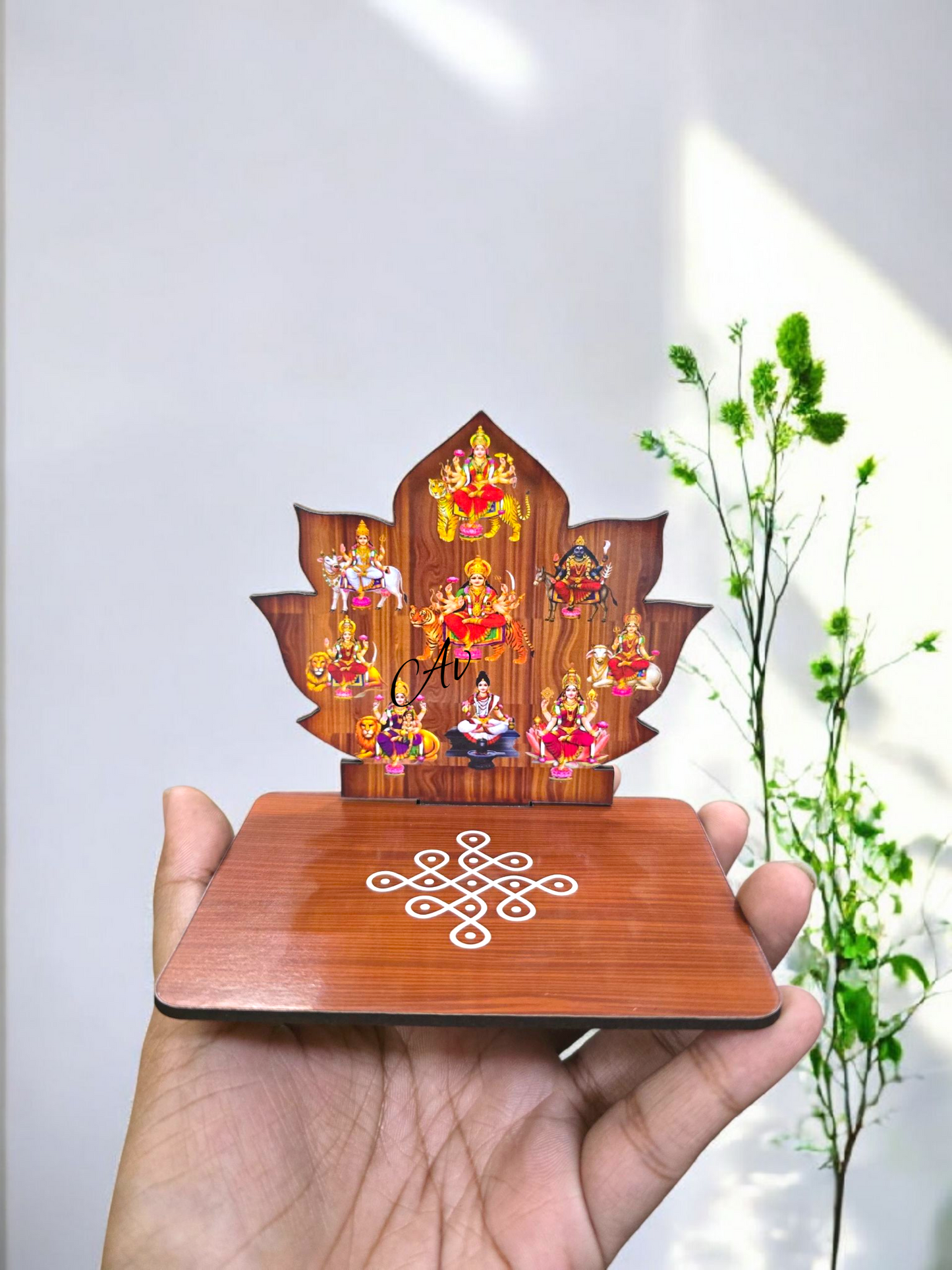 4 inch God Diya stand
