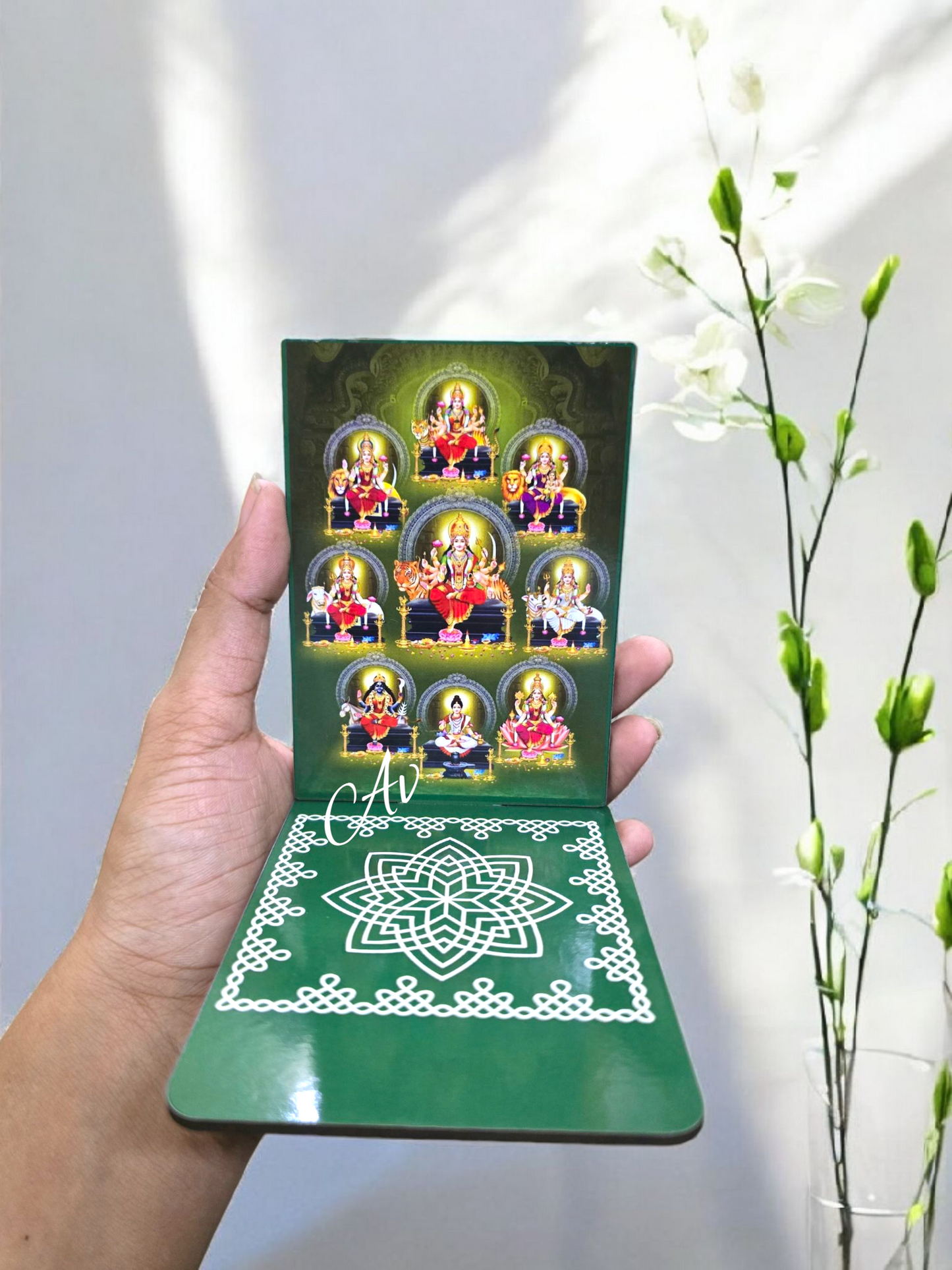 4 inch God Diya stand