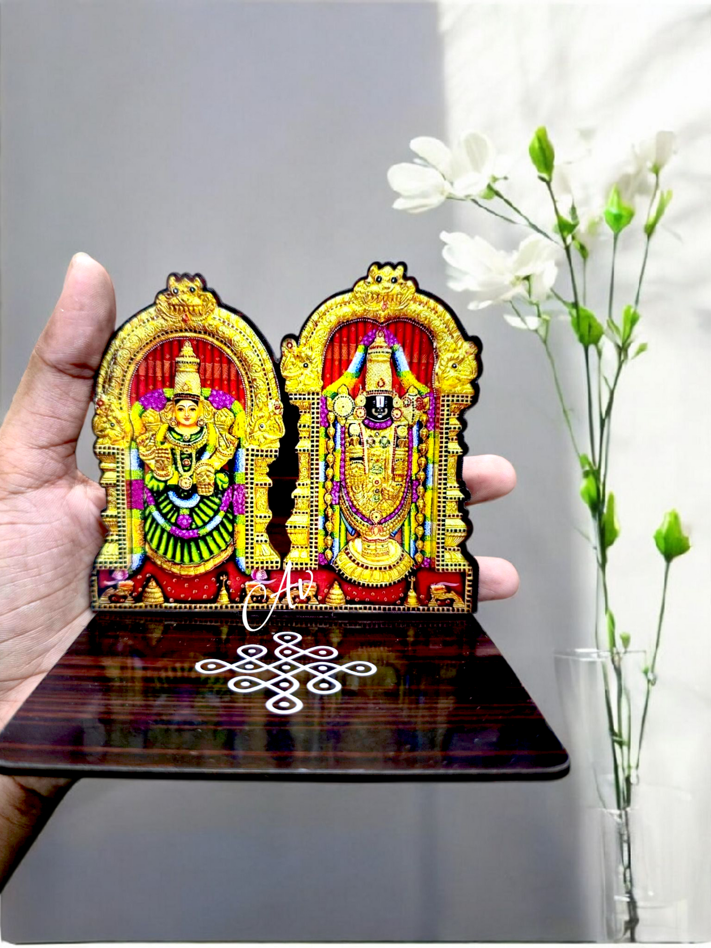4 inch God Diya stand
