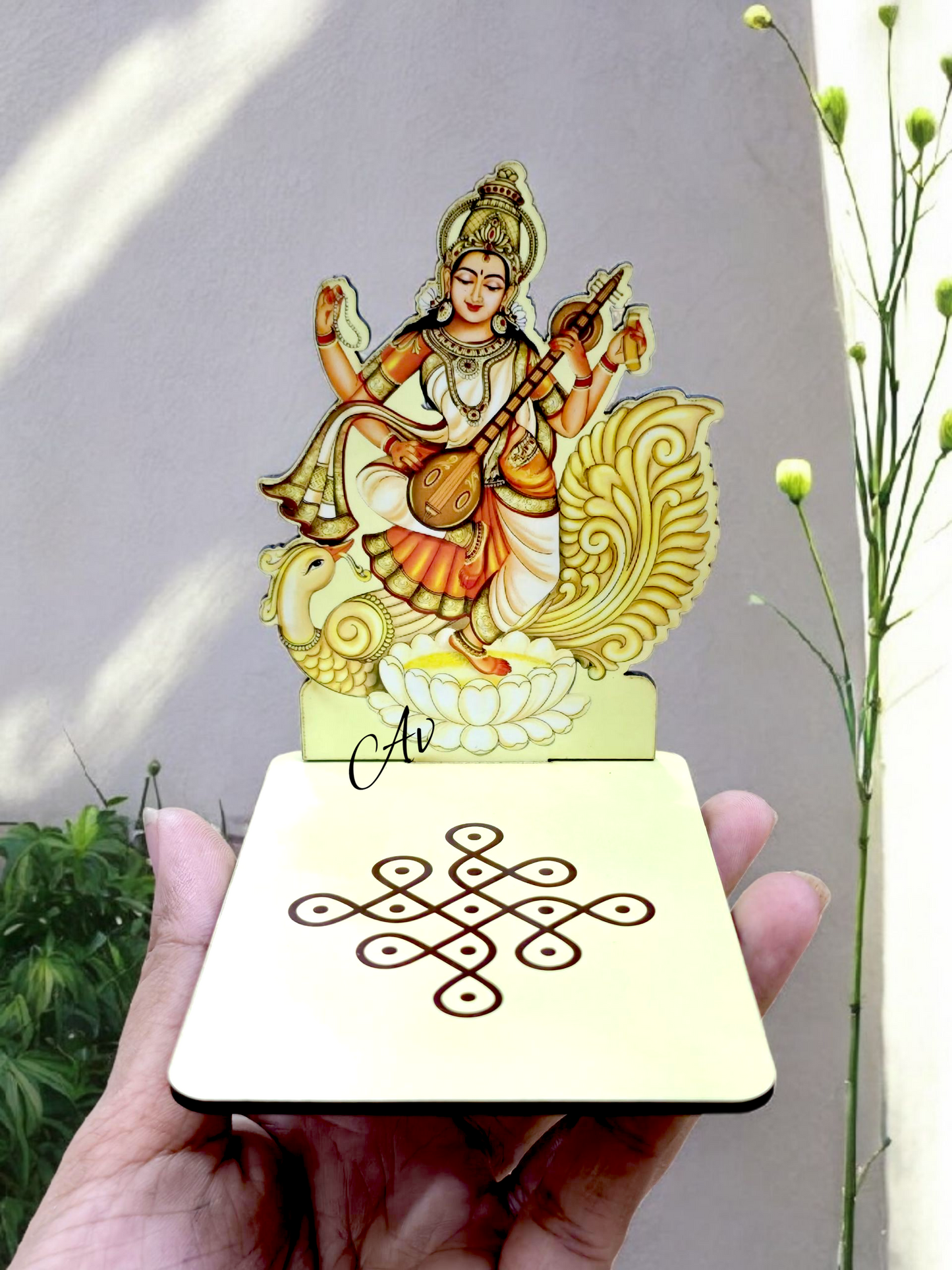 4 inch God Diya stand