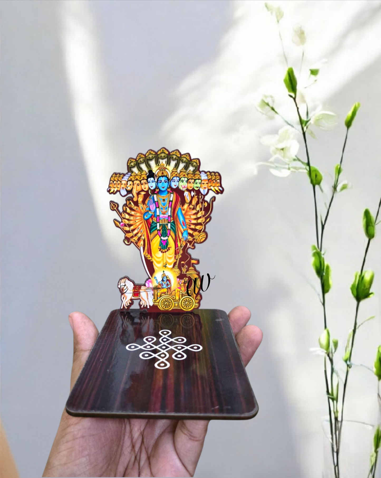 4 inch God Diya stand