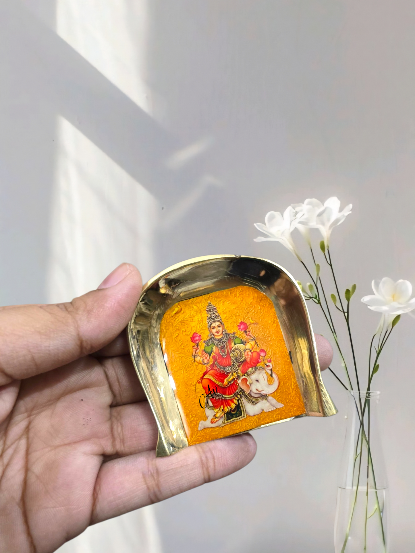 Brass Enamel Work Muram/Soop Set of 2