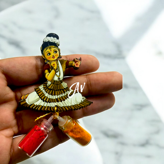 Dancing Girl Haldi Kumkum