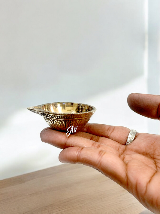 Brass Dipla Diya 2 Inch