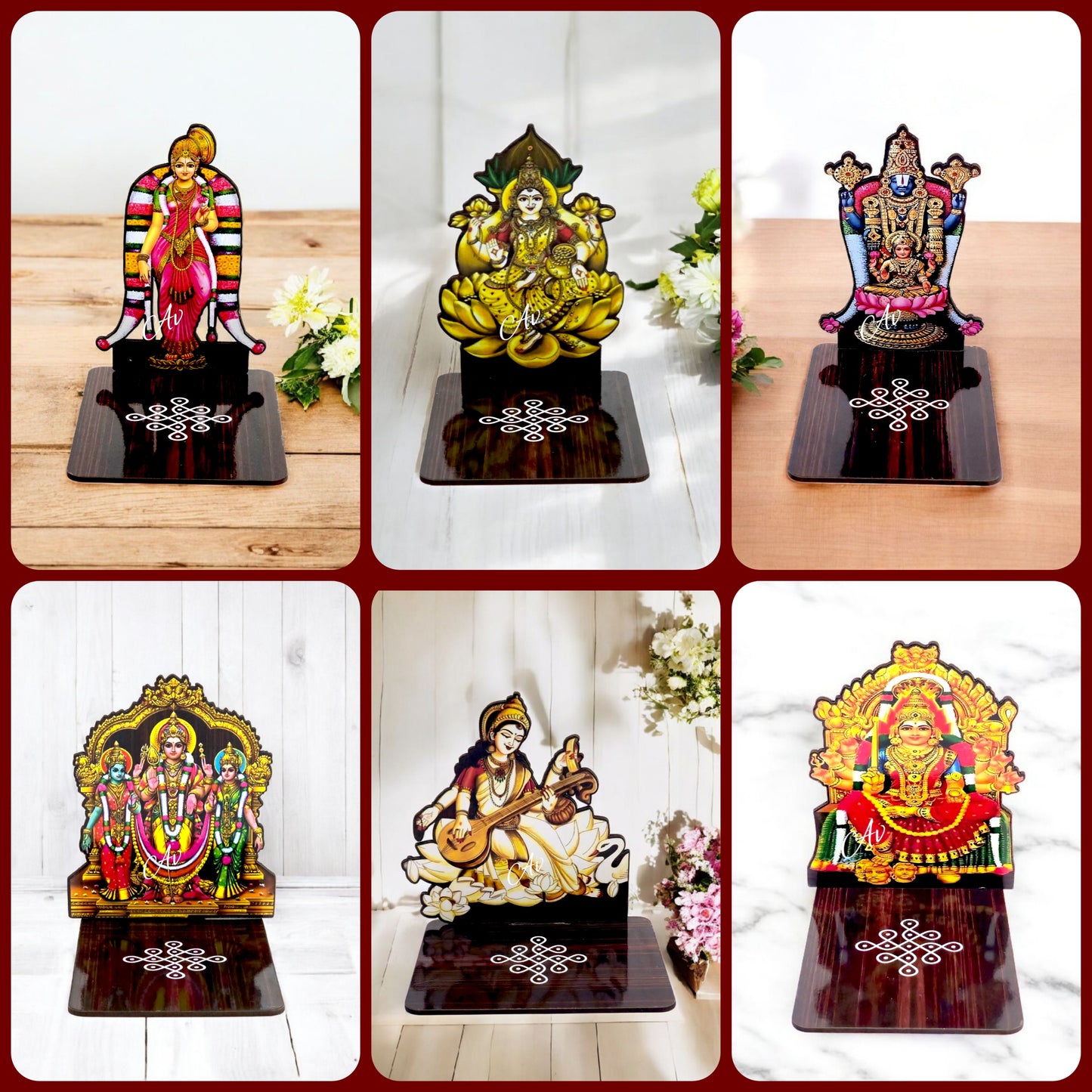 4 inch God Diya stand