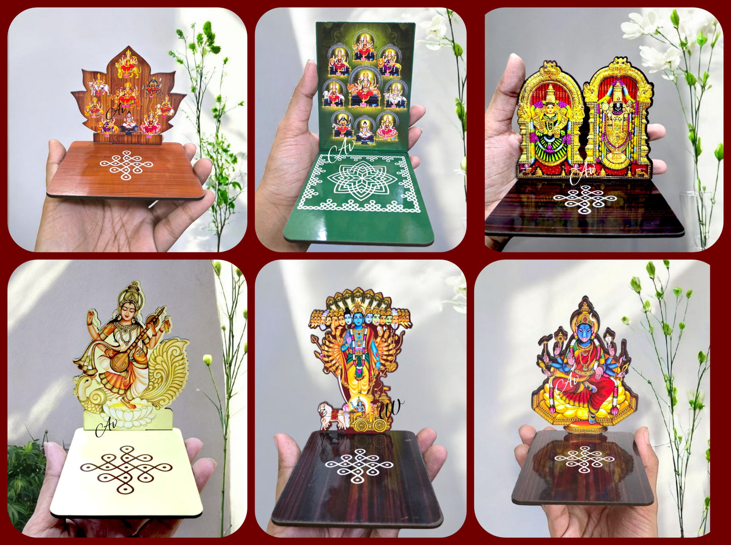 4 inch God Diya stand