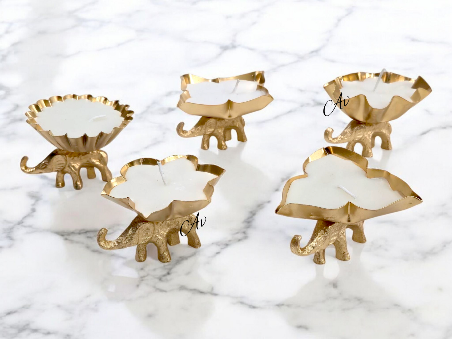 Scented Mini Elephant Wax Urli