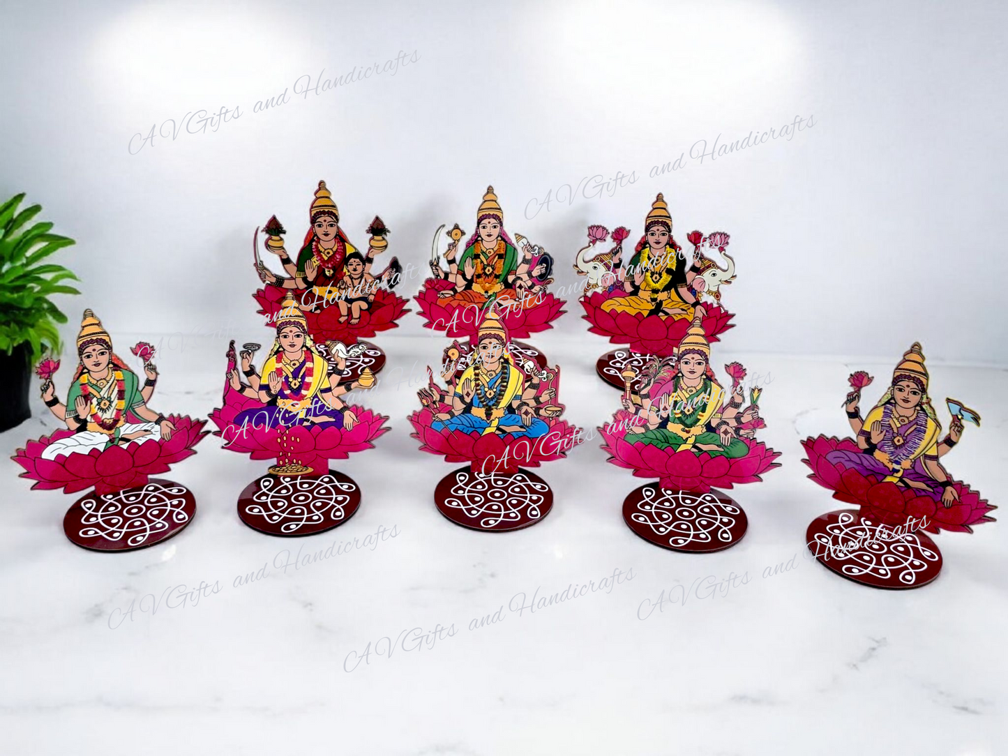 MDF Ashtalakshmi,Nav Durga,Dashavatar set