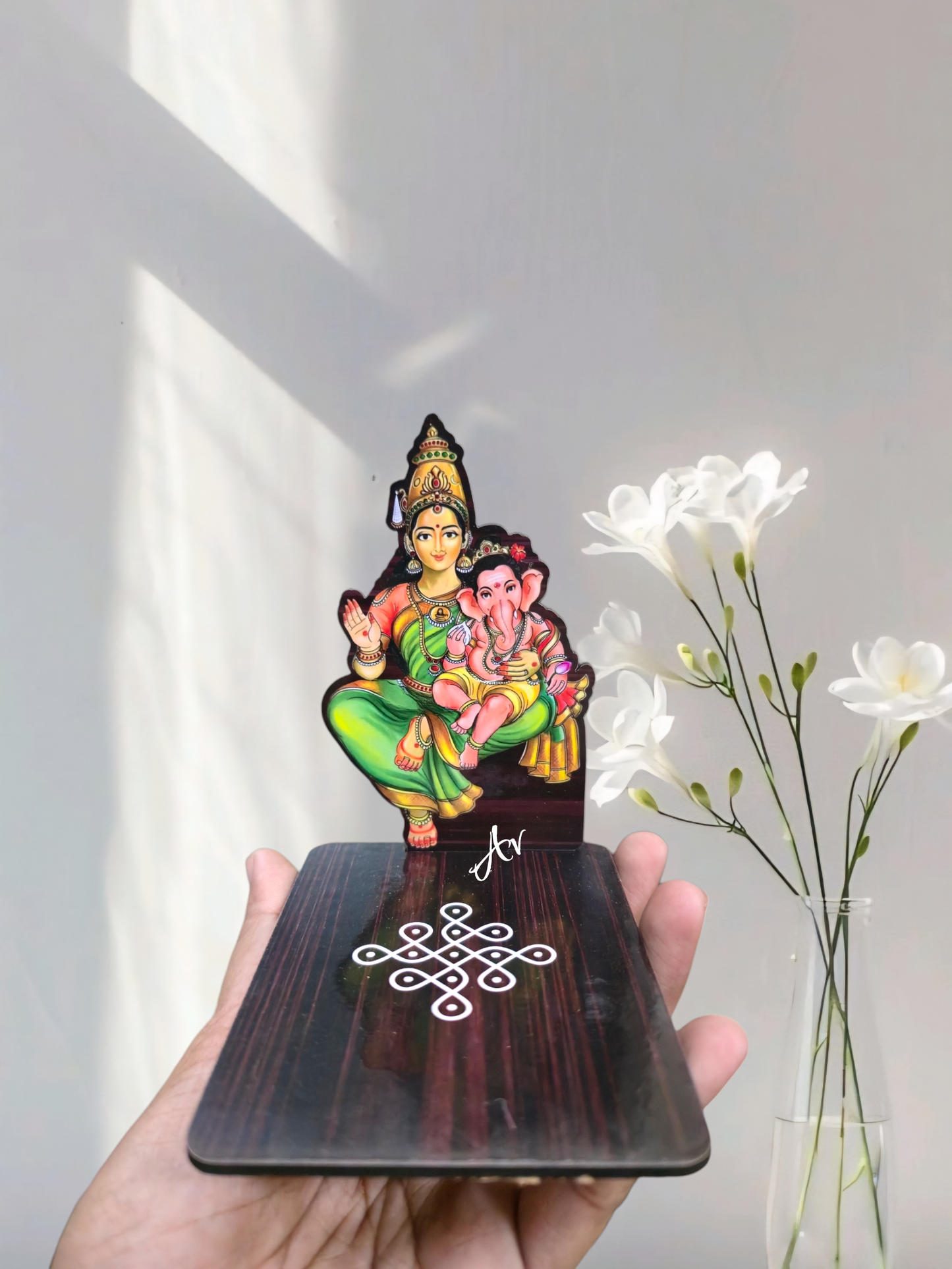 4 inch God Diya stand