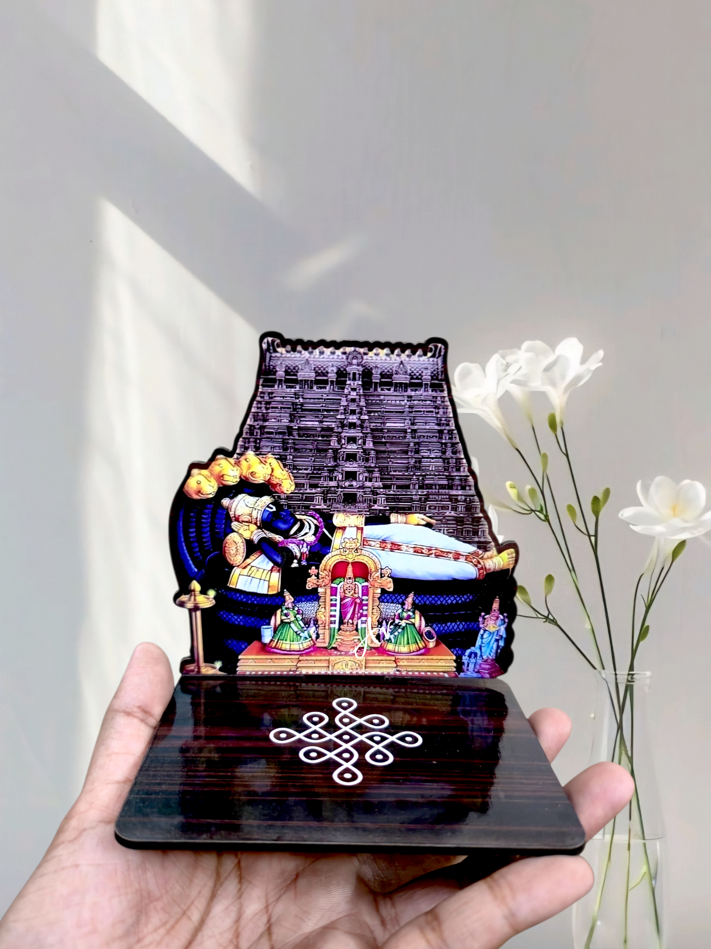 4 inch God Diya stand