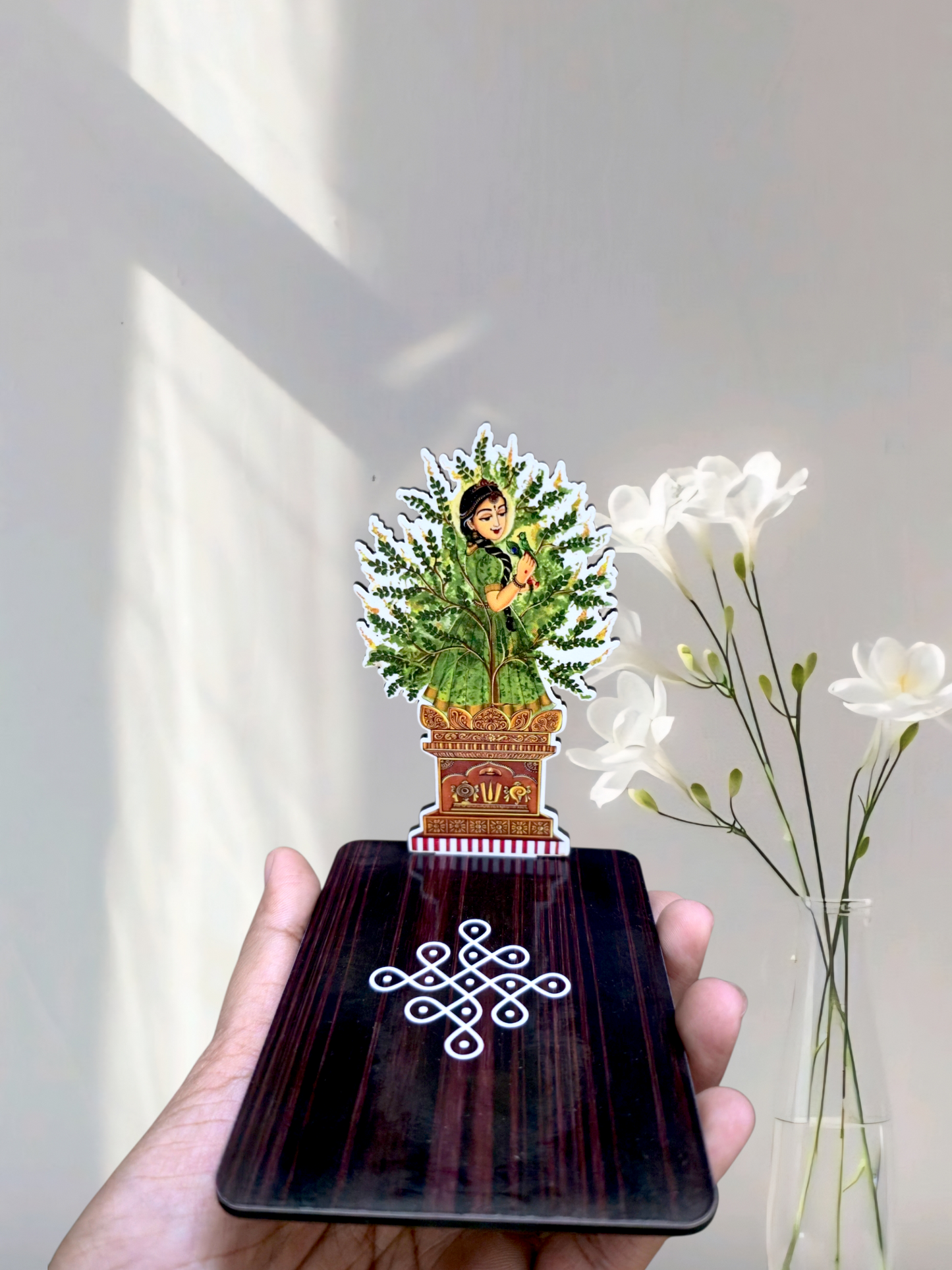 4 inch God Diya stand