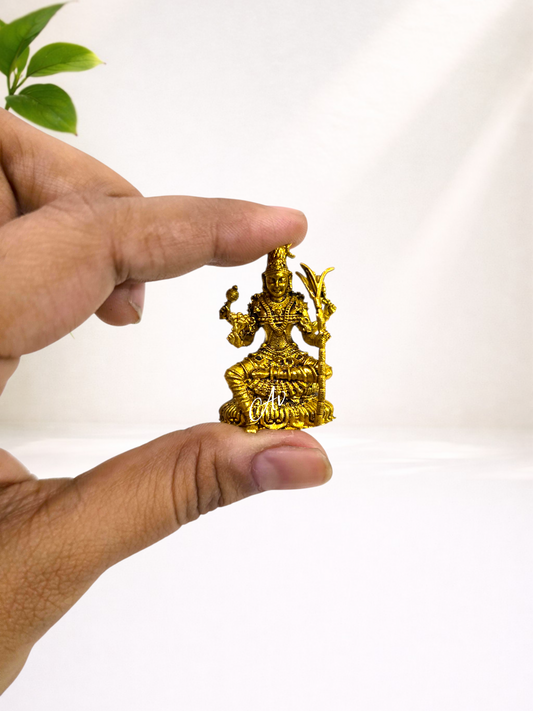 Brass Wax Casting Lalitha Devi Idol – 1.5 Inch