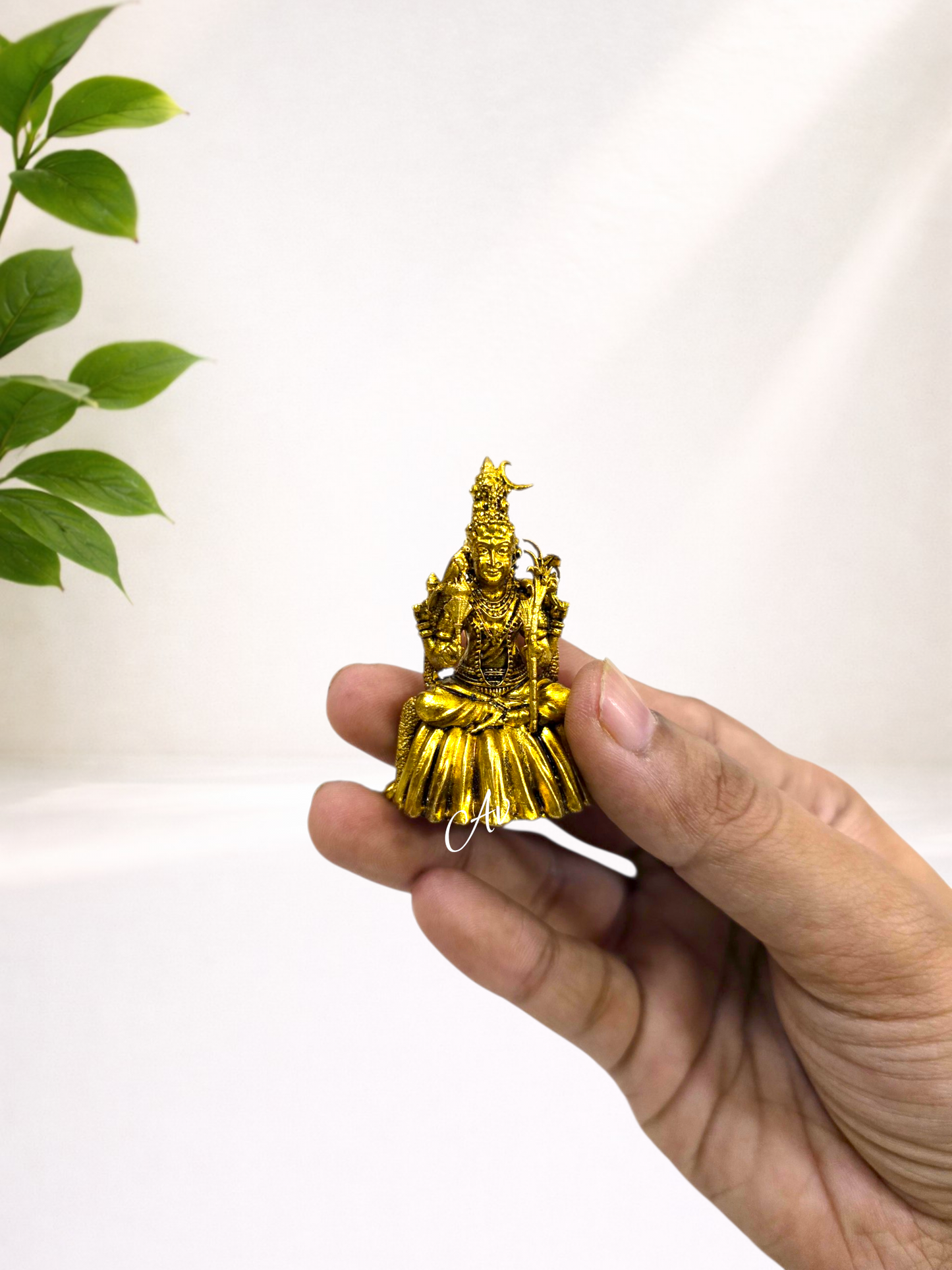 Brass Wax Casting Kamakshi Devi Idol – 2 Inch