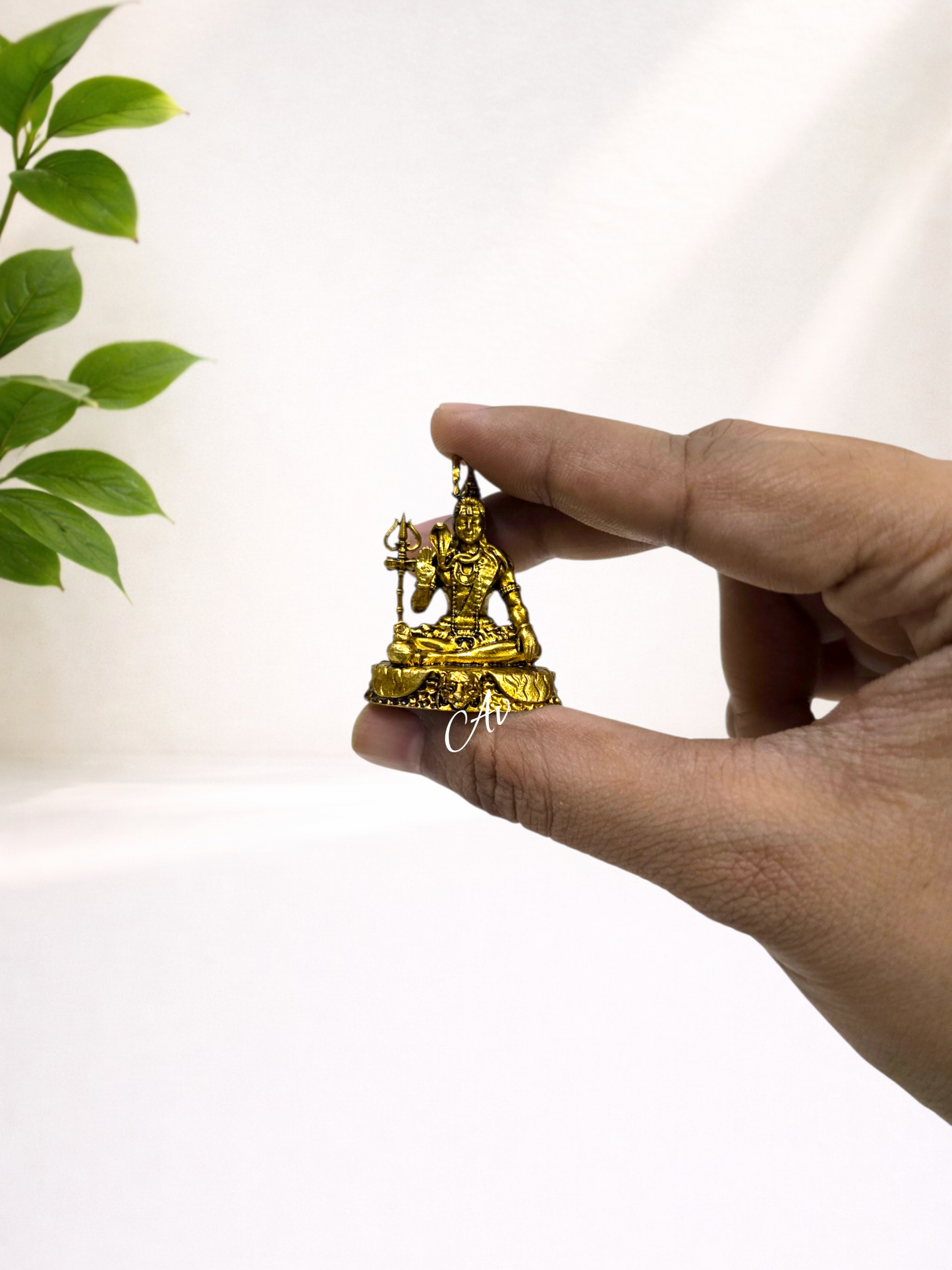 Brass Wax Casting Lord Shiva Idol – 1.5 Inch