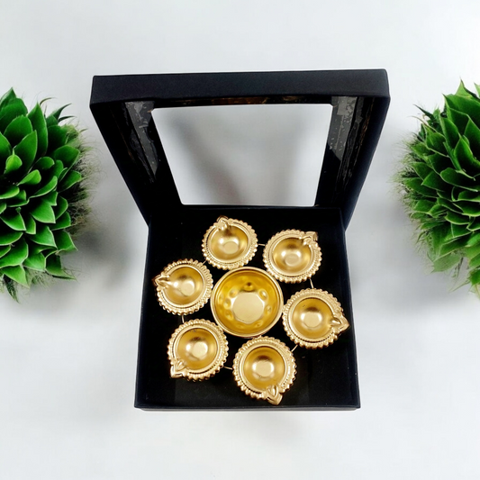 Diya Urli with black display box