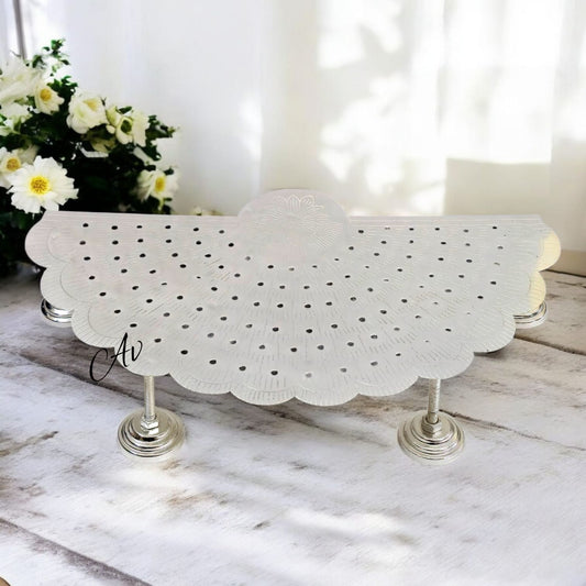 German silver Ashtotaram stand/108 flower stand