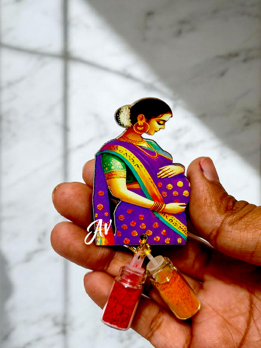 Pregnant Lady HALDI KUMKUM