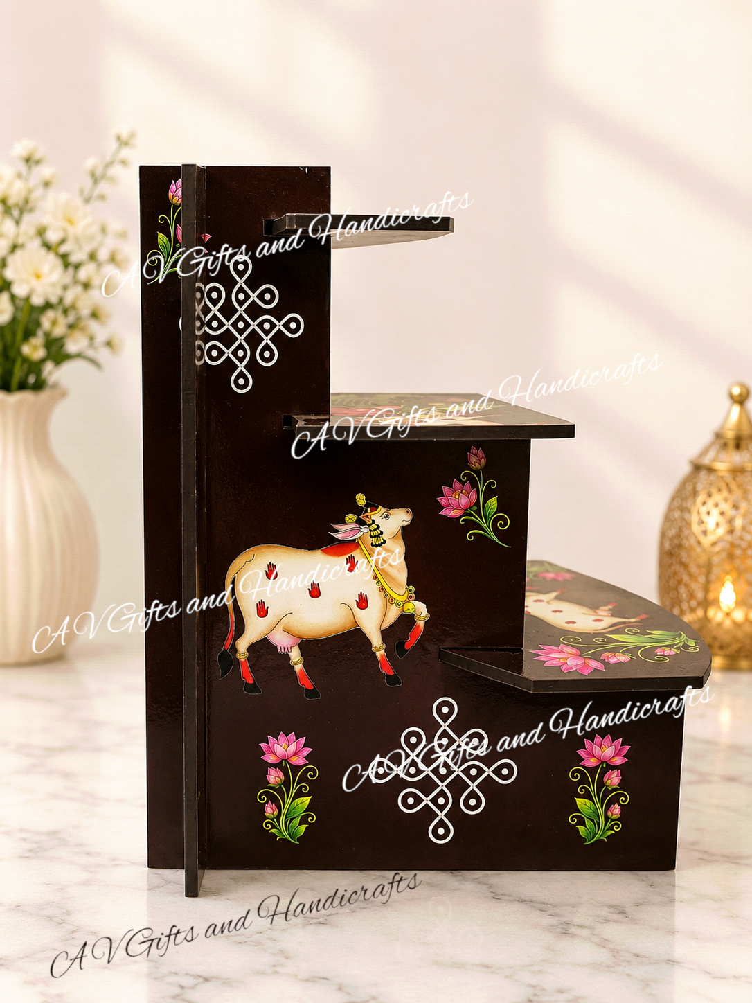 Corner 3-Tier Display Stand/ Step